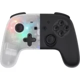 ONIVERSE Manette Bluetooth White Star pour Nintendo Switch/PC Blanc et Noir