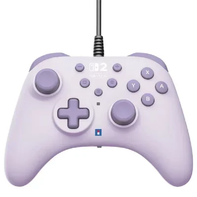 Manette filaire Hori Horipad Turbo Lavande pour Nintendo Switch 2