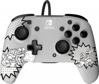 Manette filaire PDP Rematch Super Mario pour Nintendo Switch