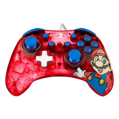 Manette Filaire - PDP - Rock Mario - Rouge - Switch