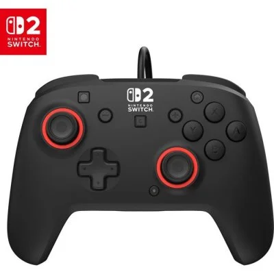 Manette filaire Rematch Noir pour Nintendo Switch 2 Nintendo Switch et Nintendo Switch Modèle OLED