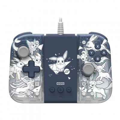 Manette Hori Set Adaptateur Mode Télé + Split Pad Compact Évolutions Évoli Pour Nintendo Switch