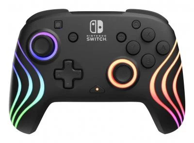 Manette Pdp Afterglow Wave pour Nintendo Switch Noir