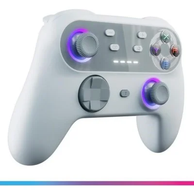 Manette Sans Fil Bluetooth Walli Oniverse Retro Grey (nintendo Switch / Pc /