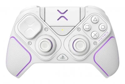Manette sans fil Pdp Victrix Pro BFG pour PS5 PS4 et PC Blanc