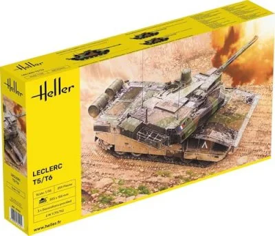 Maquette Heller Char Leclerc t5/t6 1/35 (Version 2023)- 1/35 - Maquet
