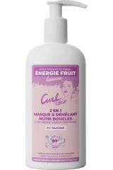 ENERGIE FRUIT Masque 2 en 1 Cheveux Boucles Coco Karite Bio