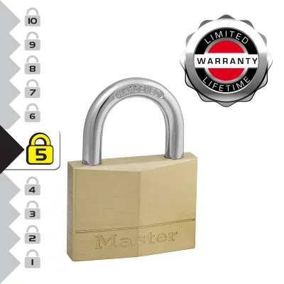 MASTER LOCK - Cadenas laiton 50 mm