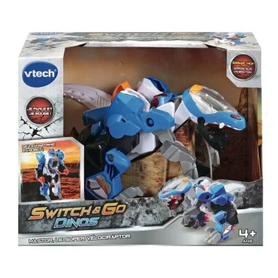 Mastor Super Velociraptor Bleu Vtech