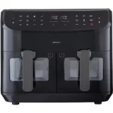 MEDION LIFE P20 Double 8,7 L 2600 W Friteuse d'air chaud Noir - Neuf