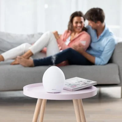 Medisana diffuseur d'arômes en verre ad 635 blanc 427054