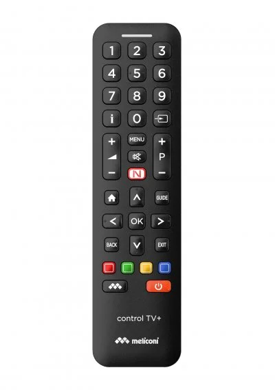 Meliconi Control TV+ télécommande universelle noire - 808035