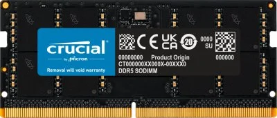 Mémoire PC portable Crucial 32Go DDR5 4800MHz CT32G48C40S5