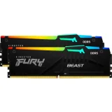 KINGSTON Mémoire RAM Fury Beast RGB Expo DDR5 6000 MT/s 32 Go (2 x 16 Go) CL30 DIMM