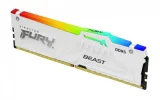 KINGSTON Mémoire vive 32Go DDR5 CL30 DIMM FURY Beast White RGB EXPO