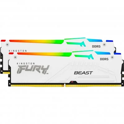 Mémoires - KINGSTON - FURY Beast RGB DDR5 PC5-48000 - 2x 32Go / CL30