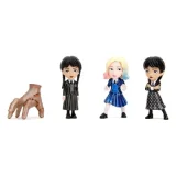 JADA TOYS Mercredi - Pack 4 figurines Diecast Nano Metalfigs 4 cm