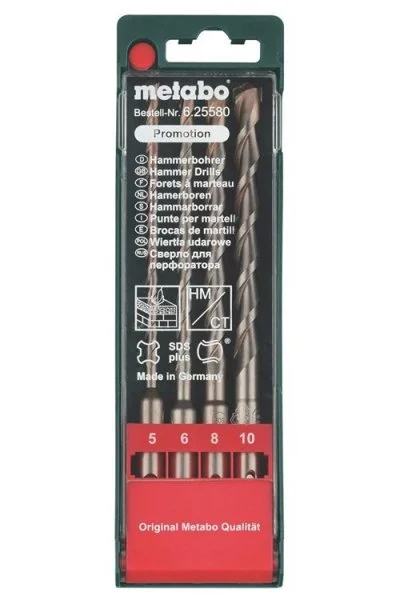 METABO Coffret de 4 pièces pour marteaux perforateurs