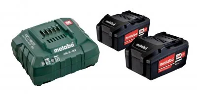 METABO Pack énergie 2 x 4.0 Ah + chargeur ASC 30-36