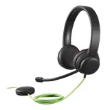 ACER Micro-casque - - AHW250 - Filaire - USB-A - Sur-oreille - Noir