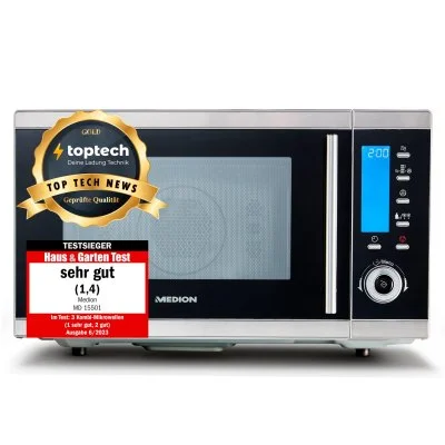 Micro-ondes Grill - MEDION - MD15501 - 25 L - 900 W - Grill 1100 W