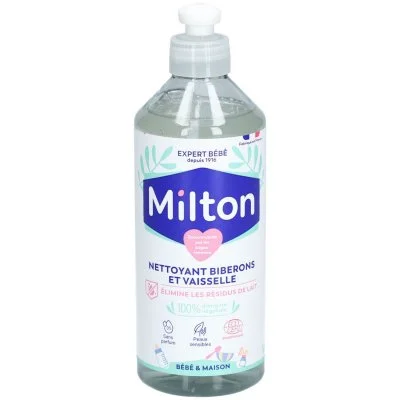 Milton Nettoyant Biberons 500 ml - Flacon-Pompe 500 ml