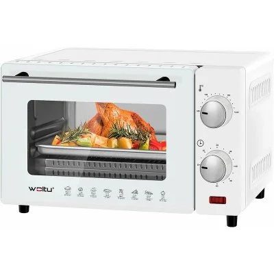 Mini Four électrique WOLTU - 10L - 650W - Blanc - Multifonctionnel