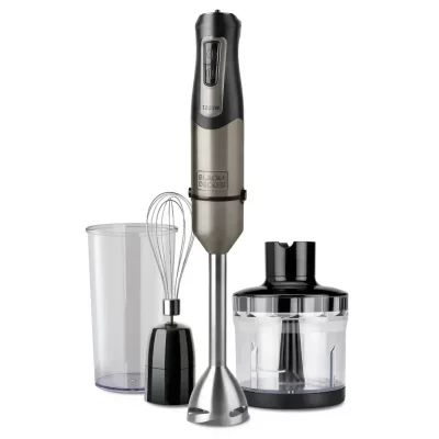 Mixeur plongeant 1200w gris/noir - Black+decker - BXHBA1200E - gris