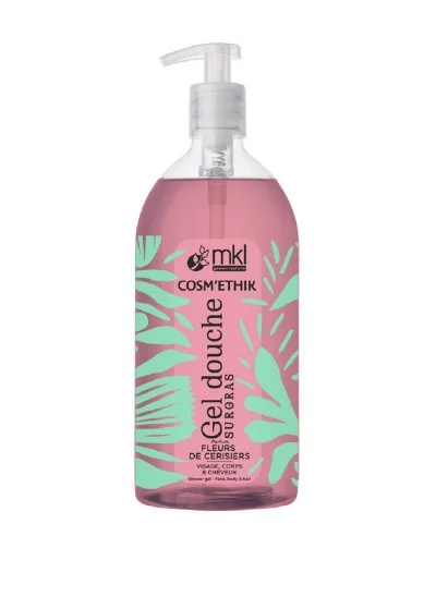 MKL Green Nature Cosm'Ethik Gel Douche Fleur de Cerisiers 1 Litre