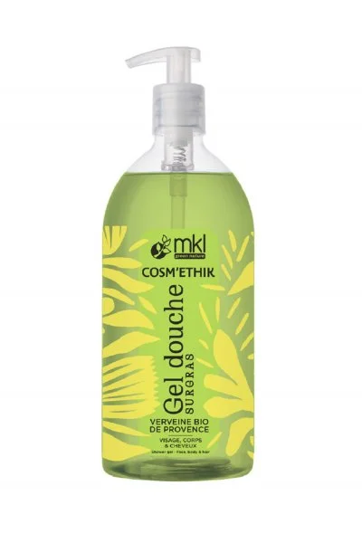 MKL Green Nature Cosm'Ethik Gel Douche Verveine de Provence 1 Litre