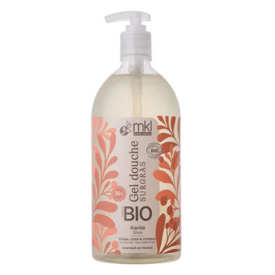 Mkl Green Nature Gel Douche Bio 1 l Karité - Flacon-Pompe 1 L