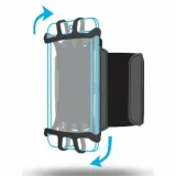 MOBILIS Brassard pour téléphone portable 4-6'', 50g - Noir