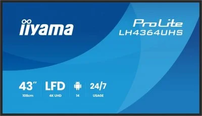 Moniteur Iiyama LH4364UHS-B1AG 43 4K Ultra HD - Neuf