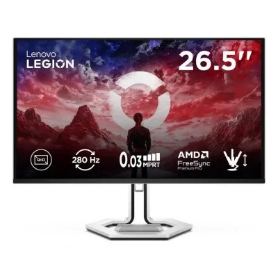 Moniteur Lenovo Legion Pro 27q-10 26,5"" 2560x1440 Qd-oled 0,03 Ms Noir, Gris