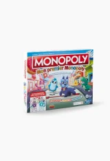 HASBRO Monopoly Junior 2-en-1 HAOG1856101 Jeu de société familial 2-4 joueurs