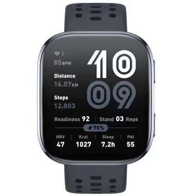 Montre connectée Amazfit Bip 6 (1,97""), 2 000 nits, cartographie hors ligne, 140 sports, noire