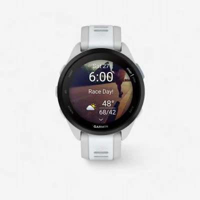 Montre connectée Garmin Forerunner 165 Gris Clair/Blanc