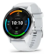 GARMIN Montre Connectée VENU 3 010-02784-00 - Bracelet Silicone Blanc