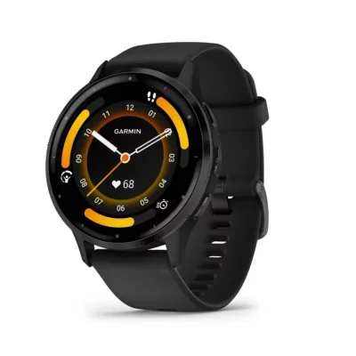 Montre connectée Garmin Venu 3, Gray avec bracelet noir