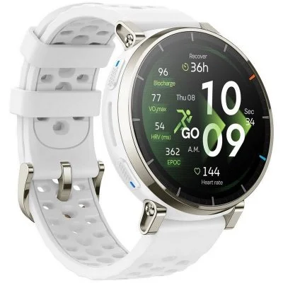 Montre Connectée Gps Amazfit Active 3 Premium Blanche (aero White)