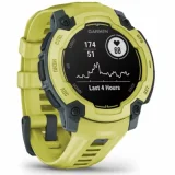 GARMIN Montre connectée GPS Instinct E 45 mm 10 ATM jaune avec bracelet jaune