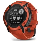 GARMIN Montre connectée Mixte 010-02805-00 Rouge - Instinct 2X Solar