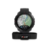 POLAR Montre Connectée Mixte 900110286 - Grit X2 Pro Black S-L + H10