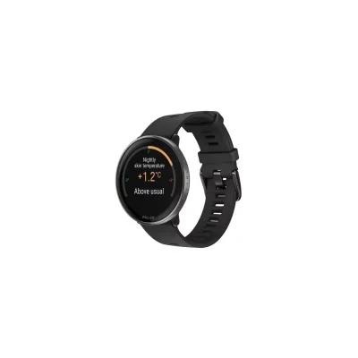 Montre connectée Mixte Polar Ignite 3 Titanium Silicone Noir S-L