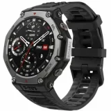 AMAZFIT Montre connectée sport GPS écran AMOLED, T-Rex 3 noir -