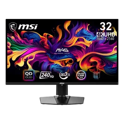 MSI MAG 321UPX QD-OLED écran plat de PC 80 cm (31.5"") 3840 x 2160 pixels 4K Ultra HD QDOLED Noir