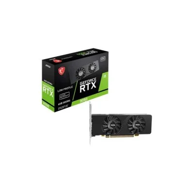 MSI RTX 3050 LP E 6G OC, GeForce RTX 3050, 6.0 GB GDDR6, PCI-Express