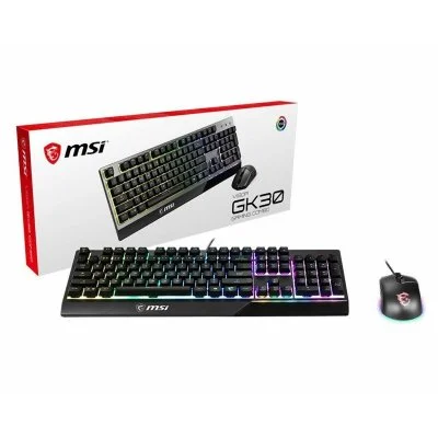 Msi Vigor Gk30 Gaming Pack Noir Spanish QWERTY