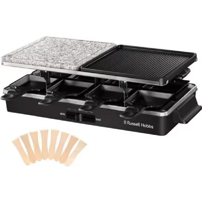 Multi Raclette 3 en 1 Russell Hobbs 26280-56 1400 W Noir