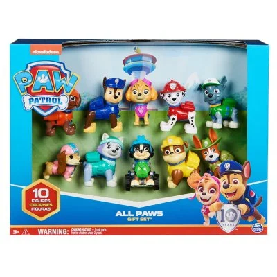 Multipack 10 Figurines Paw Patrol 10ème Anniversaire Pat’Patrouille